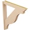Ekena Millwork 5 1/2-in W x 36-in D x 42-in H Funston Trad Rough Cedar Woodgrain TimberThane Outlooker, Primed Tan OUTUR055X36X42FST04RCPR - alternate 3